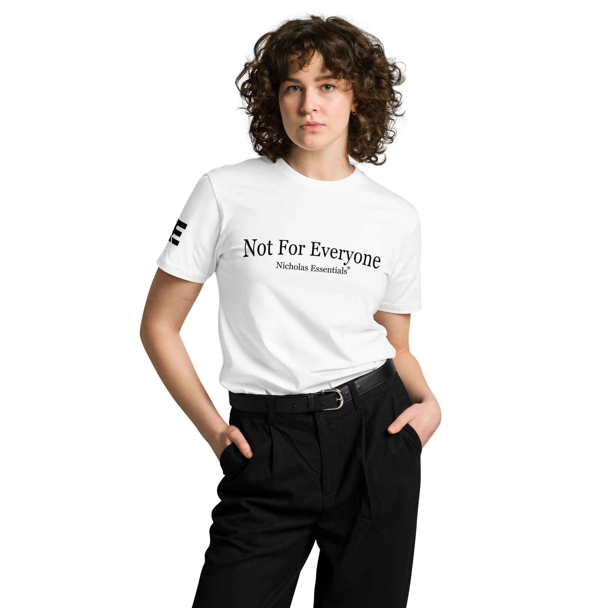 Nicholas Essential Not for Everyone White Tees